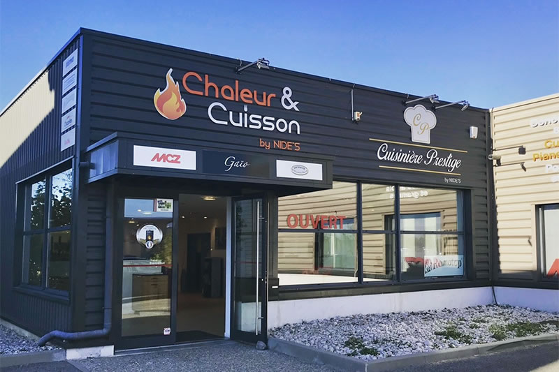 showroom Chaleur et cuisson Saint marcel les valence