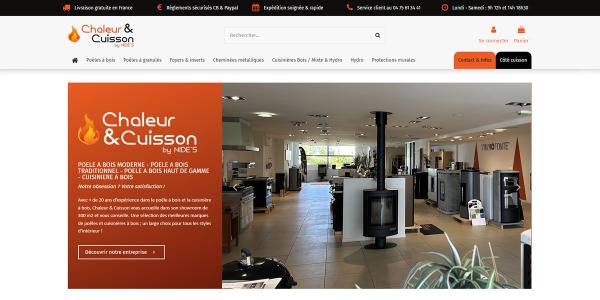 Chaleur et Cuisson fait sa rentrée avec un nouveau site internet !